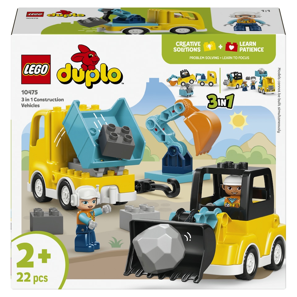LEGO DUPLO 10475 3 in 1 Construction Vehicles