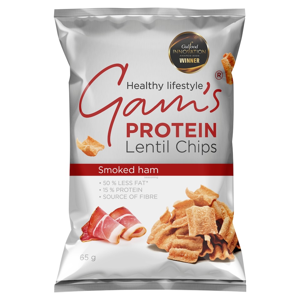 obrázok 1 z Gam's Proteínové šošovicové lupienky s príchuťou údenej šunky 65 g