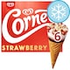 image 1 of Cornetto Strawberry Ice Cream Cones 6x90ml