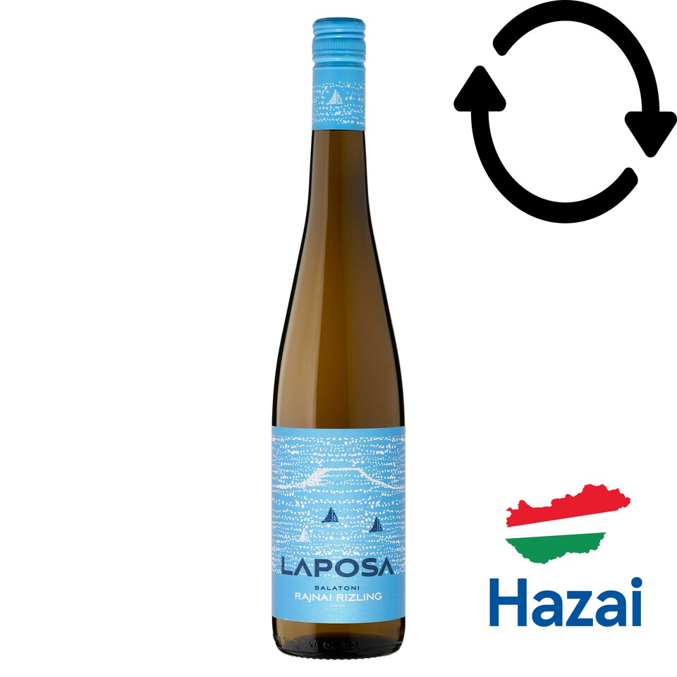 Laposa Balatoni Rajnai Rizling Dry White Wine 1,5% 75 cl