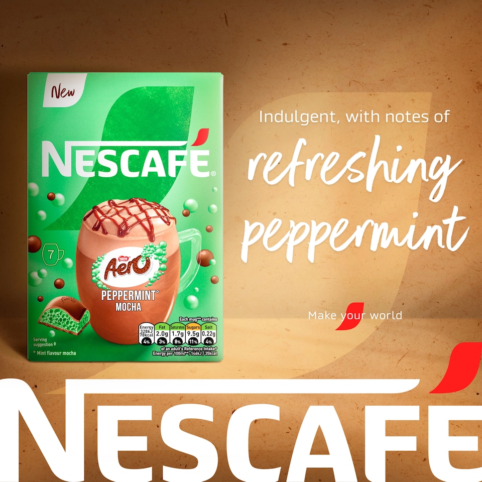 image 1 of Nescafe Aero Peppermint Mocha 7x19g