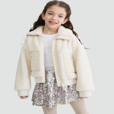 F&F Girls Pull On Sequin Skirt in Multi