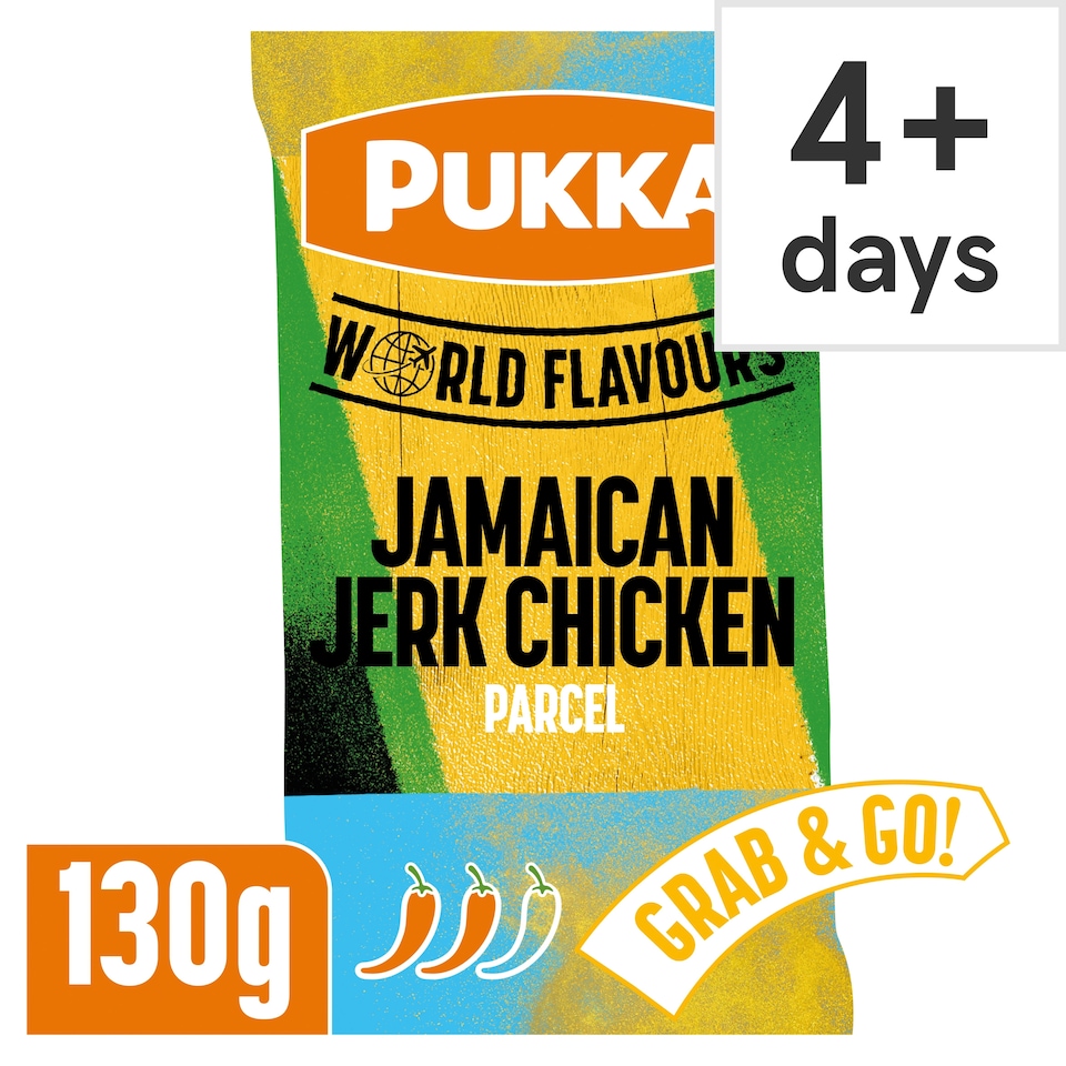 image 1 of Pukka Jamaican Jerk Chicken Parcel 130g
