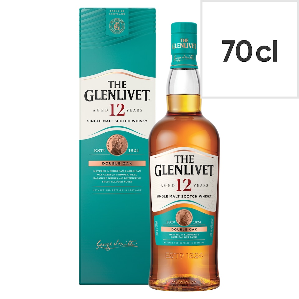 image 1 of The Glenlivet 12 Year Old Single Malt Scotch Whisky 70cl