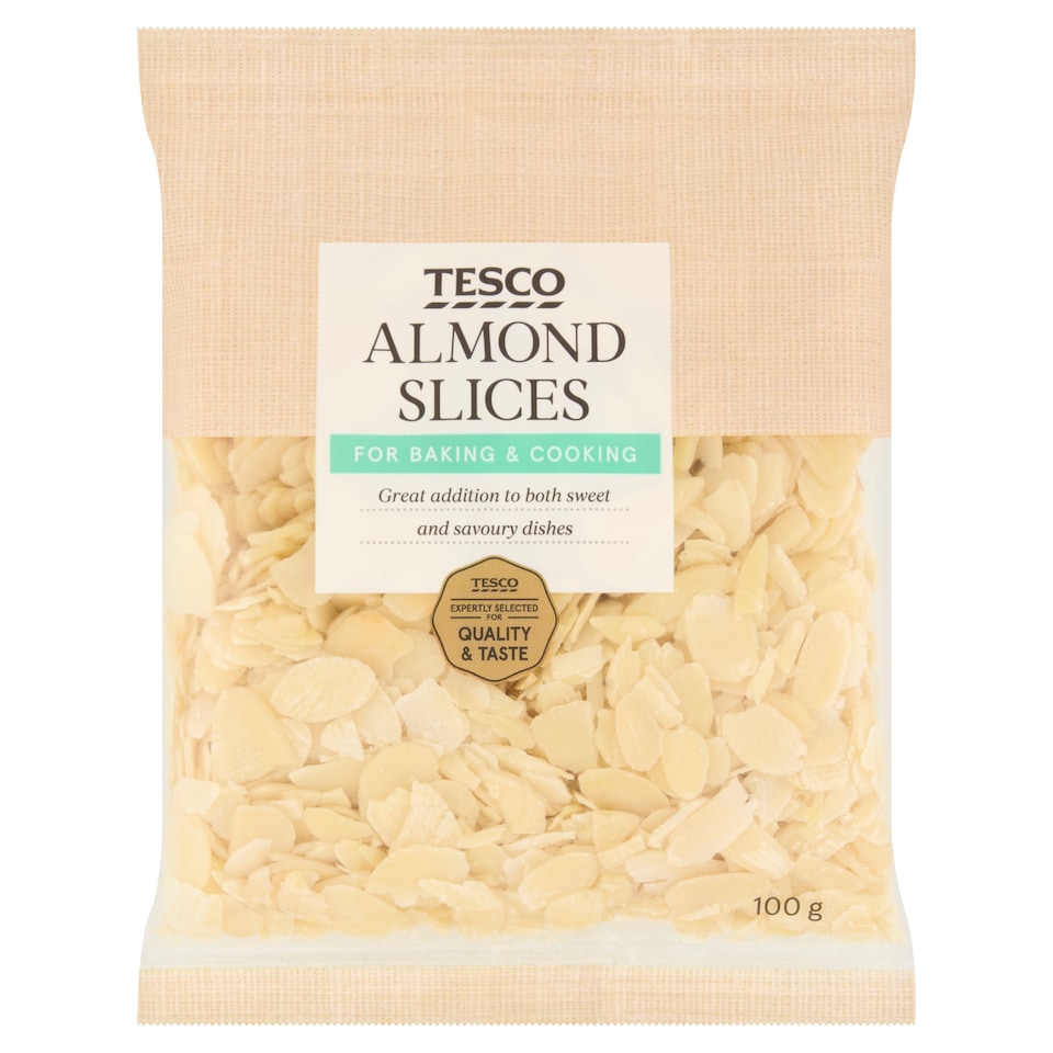 Tesco blansírozott, szeletelt mandulabél 100 g