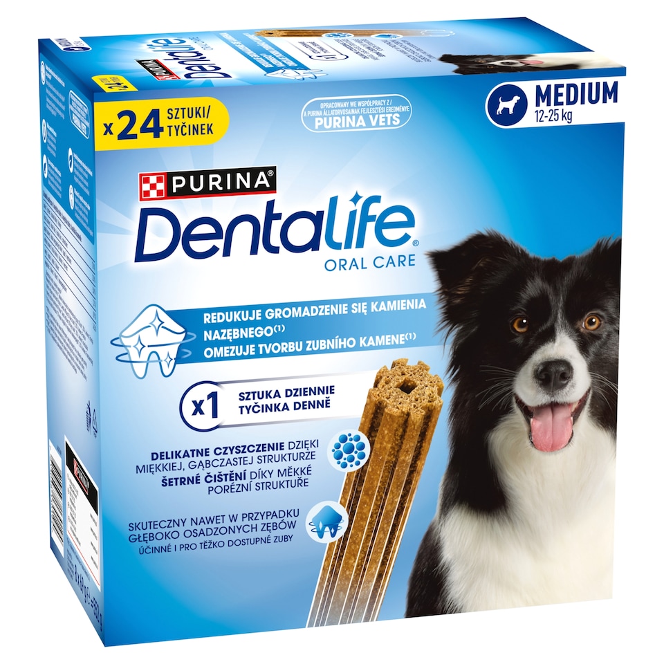 DENTALIFE MEDIUM Multipack tyčinek 24 ks 8 x 69g