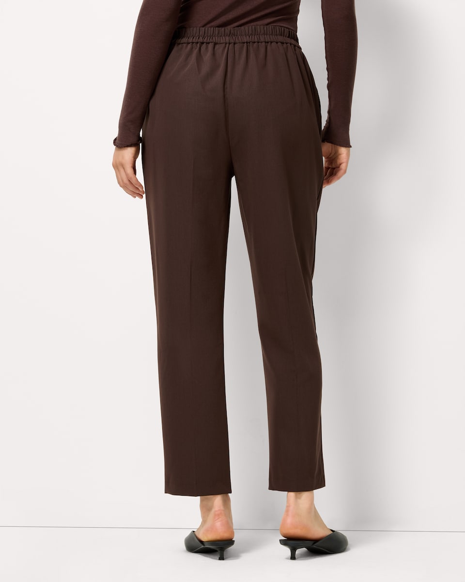 image 1 of F&F Tapered Trousers in Brown