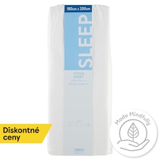 Tesco Basics Sleep Fitted Sheet 180 cm x 200 cm