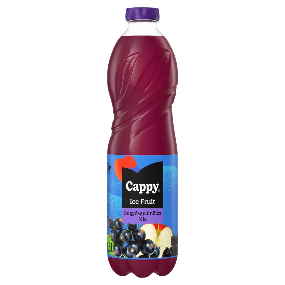 Cappy Ice Fruit Bogyósgyümölcs Mix szénsavmentes vegyesgyümölcs ital hibiszkusz ízesítéssel 1,5 l