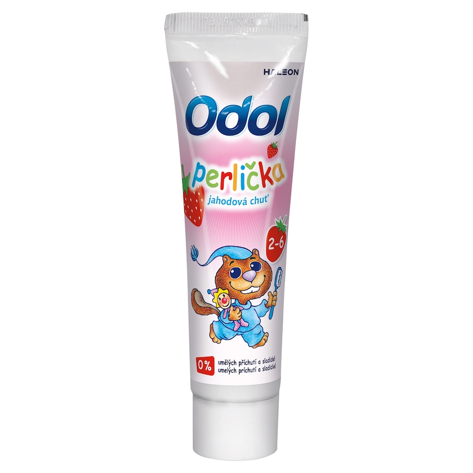 image 1 of Odol Perlička Toothpaste with Fluoride Strawberry Flavor 50ml