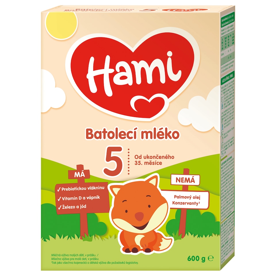 obrázok 1 z HAMI 5 batoľacie mlieko 600g