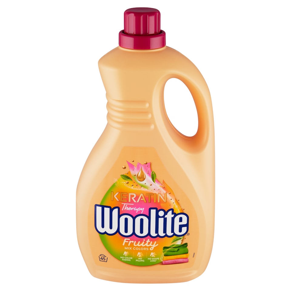 image 1 of Woolite Keratin Therapy Fruity tekutý prací prípravok s keratínom 45 praní 2,7 l