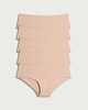 image 2 of F&F 5-Pack Cotton Rich High Rise Shorts in Multi
