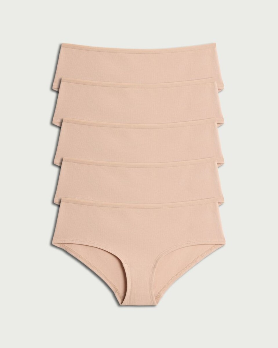 image 1 of F&F 5-Pack Cotton Rich High Rise Shorts in Multi