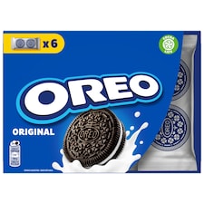 Oreo Lunchbox Vanilla Chocolate Cookies Multipack x 6 132g