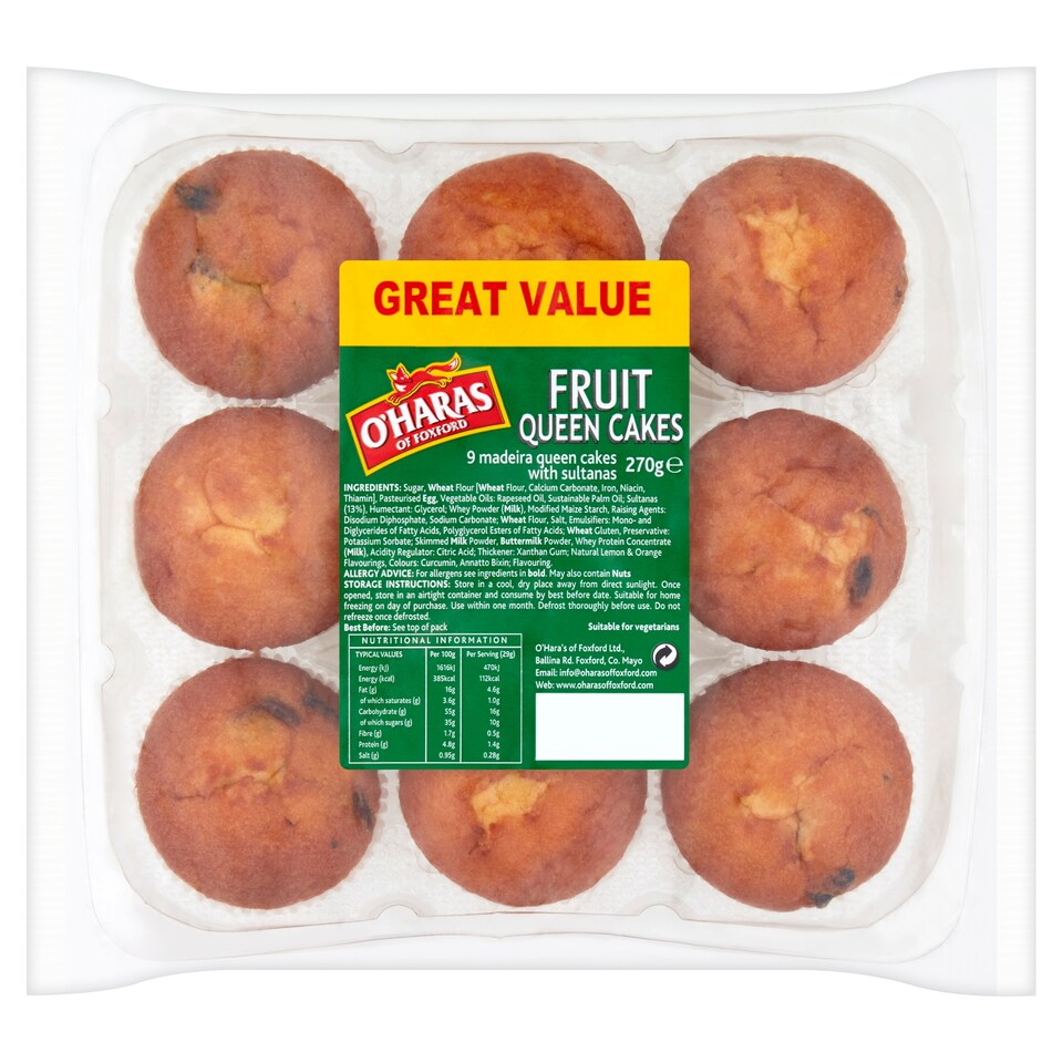 Oharas Fruit Queens 9 Pack 270G