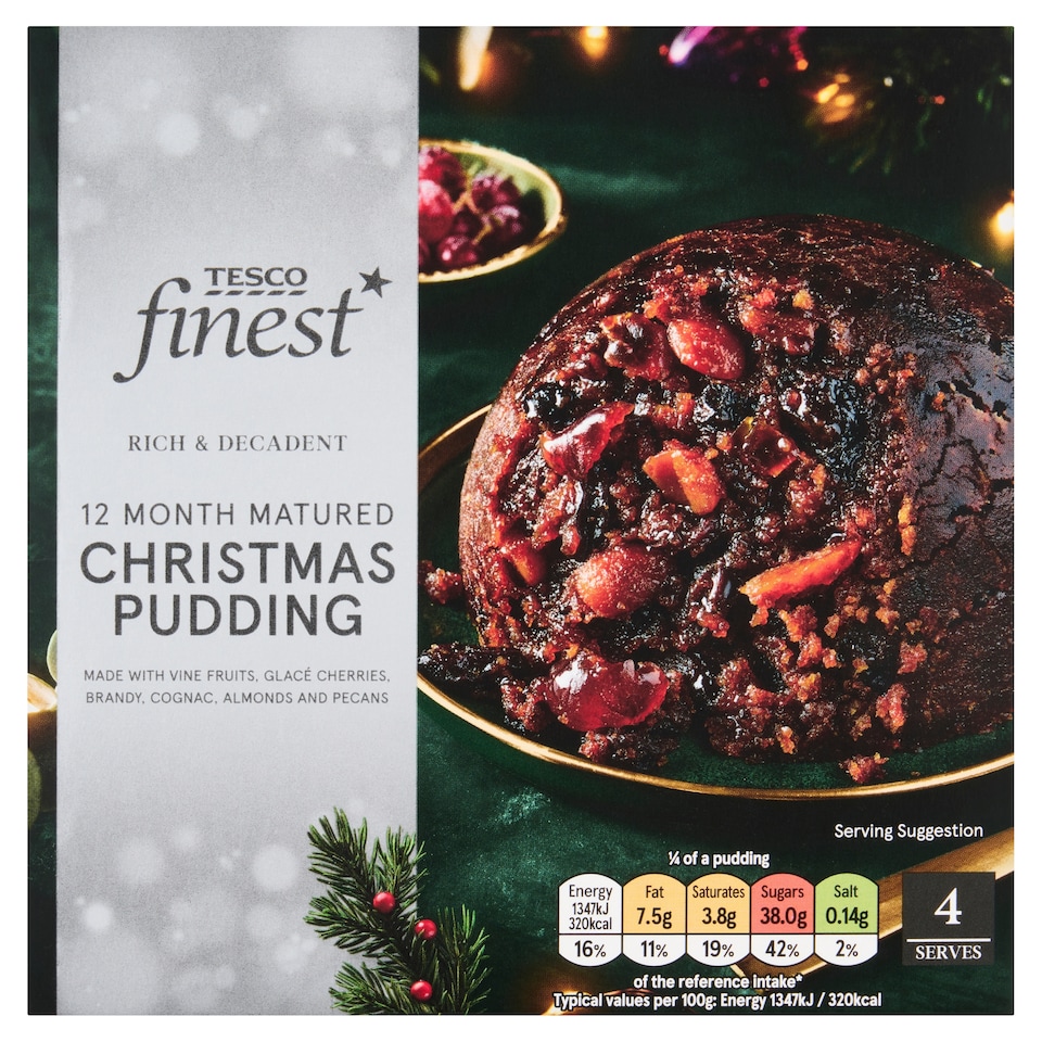 Tesco Finest 12 Month Matured Christmas Pudding 400g