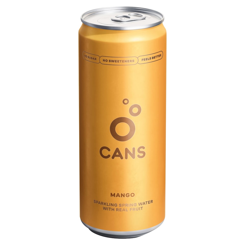 Cans Mango Flavored Sparkling Water 330ml