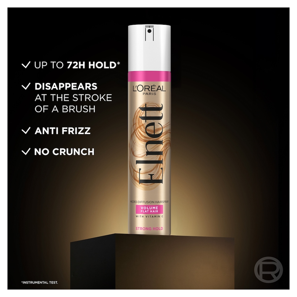 image 1 of L'Oreal Paris Elnett Volume Strong Hold Hair Spray 400Ml