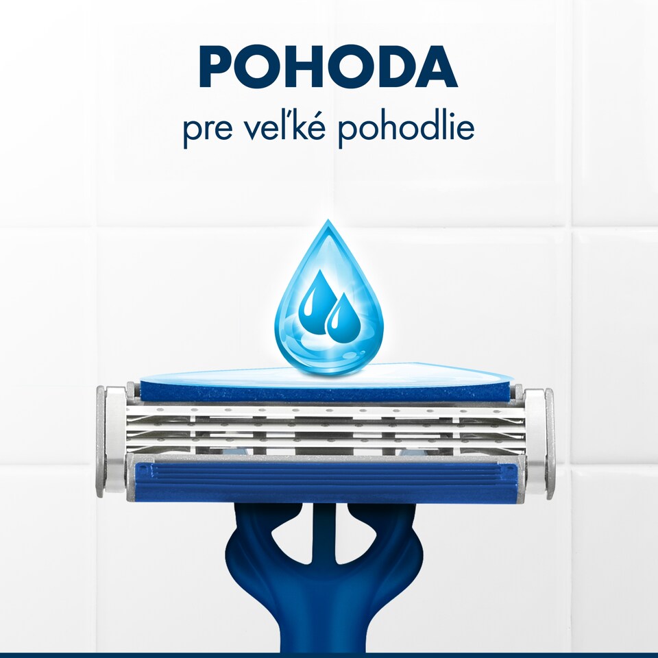 image 1 of Gillette Blue3 Plus Comfort, Jednorazové Holiace Strojčeky Pre Mužov, Balenie Holiacich Strojčekov