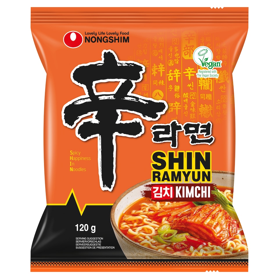 Nongshim Kimchi Instant Noodles 120g