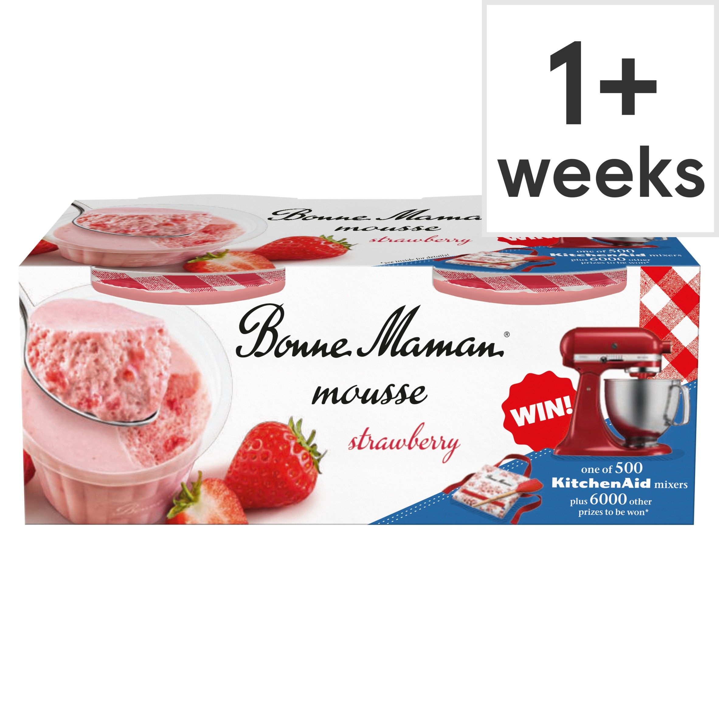 Bonne Maman Strawberry Mousse 2 x 70g