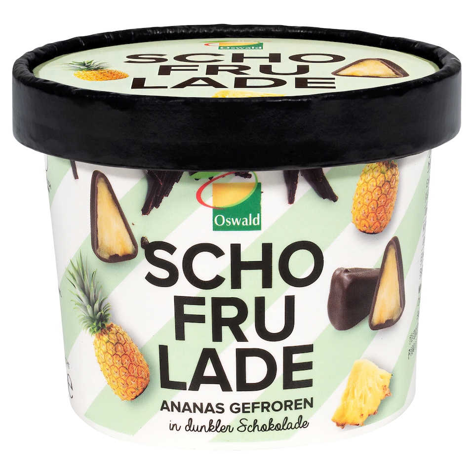 Oswald Schofrulade Hlbokozmrazené ananásy v horkej čokoláde 130 g