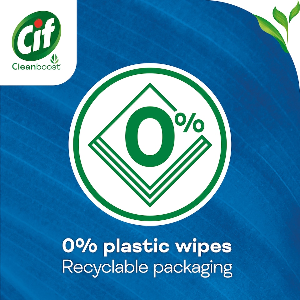 image 1 of Cif Power And Shine Bathroom Eucalyptus Wipes 60'S