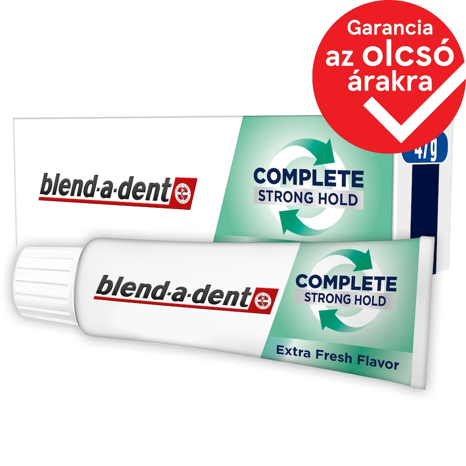 Blend-a-dent Complete Friss Ízű Műfogsorrögzítő Krém, 47 g 1. kép