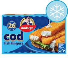 Birds Eye 26 Breaded Cod Fish Fingers 780g