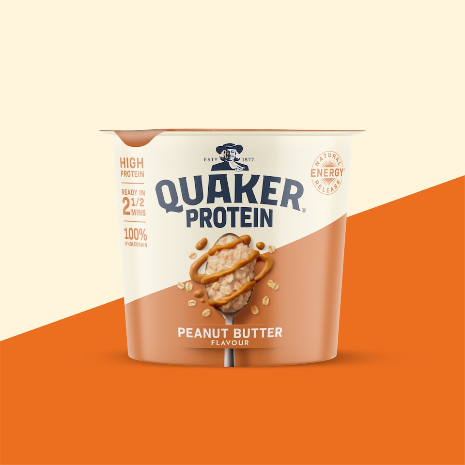 image 1 of Quaker Protein Porridge Pot - Peanut Butter Flavour 58g