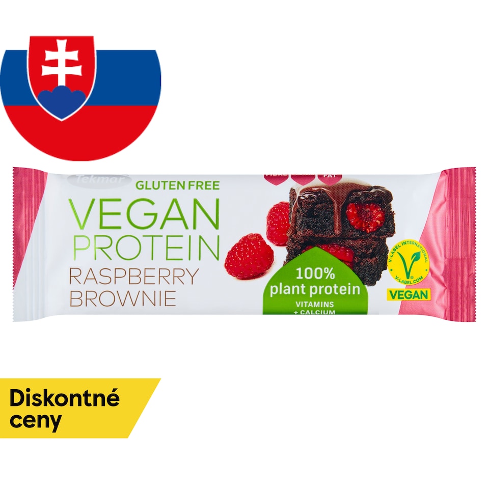 image 1 of Tekmar Vegan Protein Raspberry Brownie 40 g