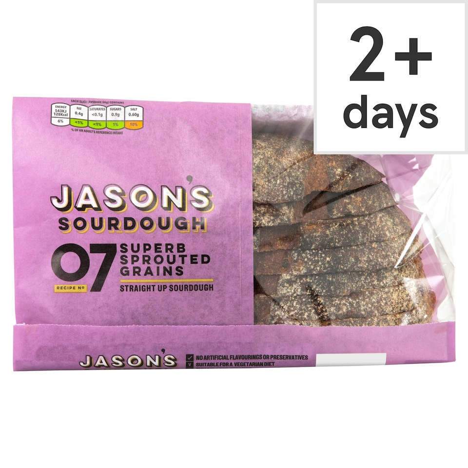 Jason's Superb Sprouted Grains Sourdough Bread 450g