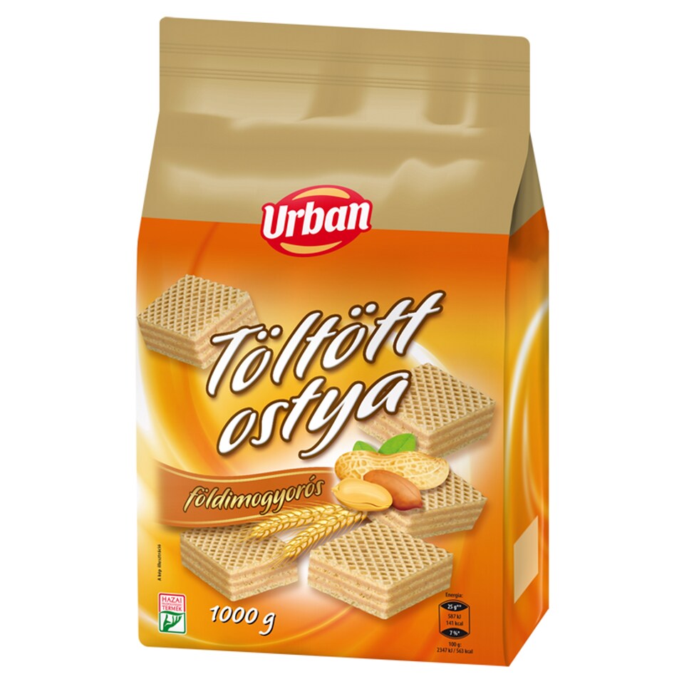 Urban földimogyorós krémmel töltött ostya 1000 g