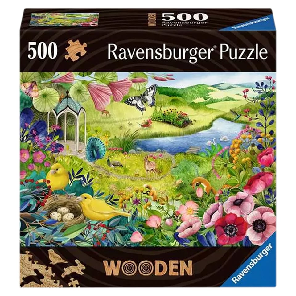 Ravensburger Wooden Jigsaw Puzzle Wildlife Garden 500 darabos puzzle  1. kép