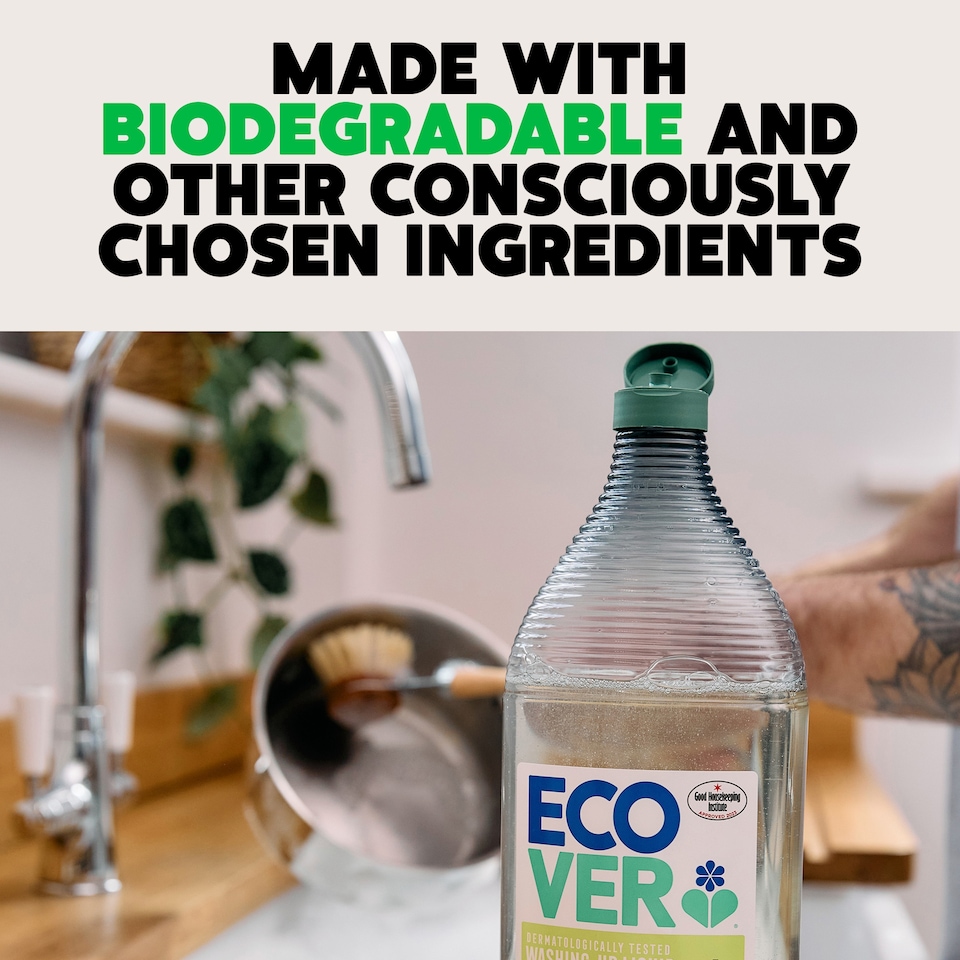 image 1 of Ecover Washing Up Liquid Lemon And Aloe 450Ml