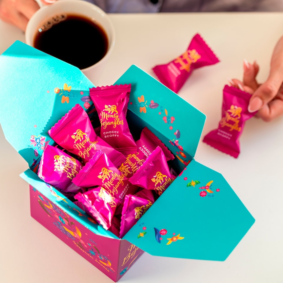 image 1 of Monty Bojangles Choccy Scoffy Truffles 135G