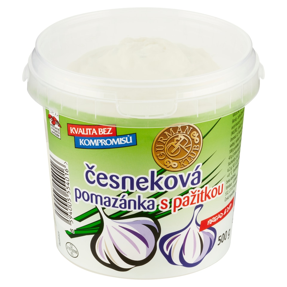 Gurmán Klub Garlic Spread with Chives 500g