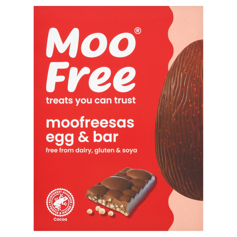 Moo Free Moofreesas Choccy Egg 135g
