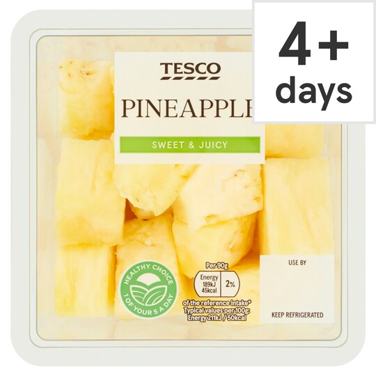 Tesco Pineapple Chunks 300G Tesco Groceries