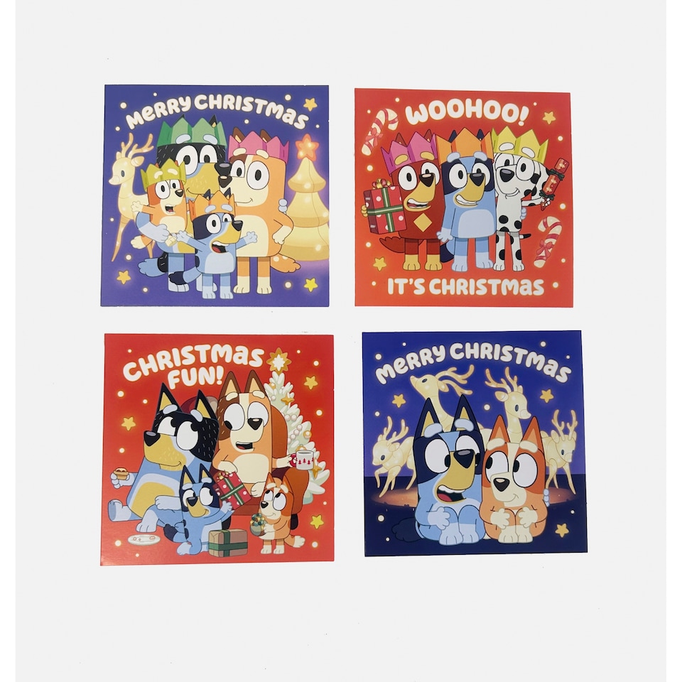 image 1 of Bluey Christmas Cards 20 Pack
