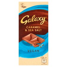 Galaxy Vegan Caramel & Sea Salt Bar 100G