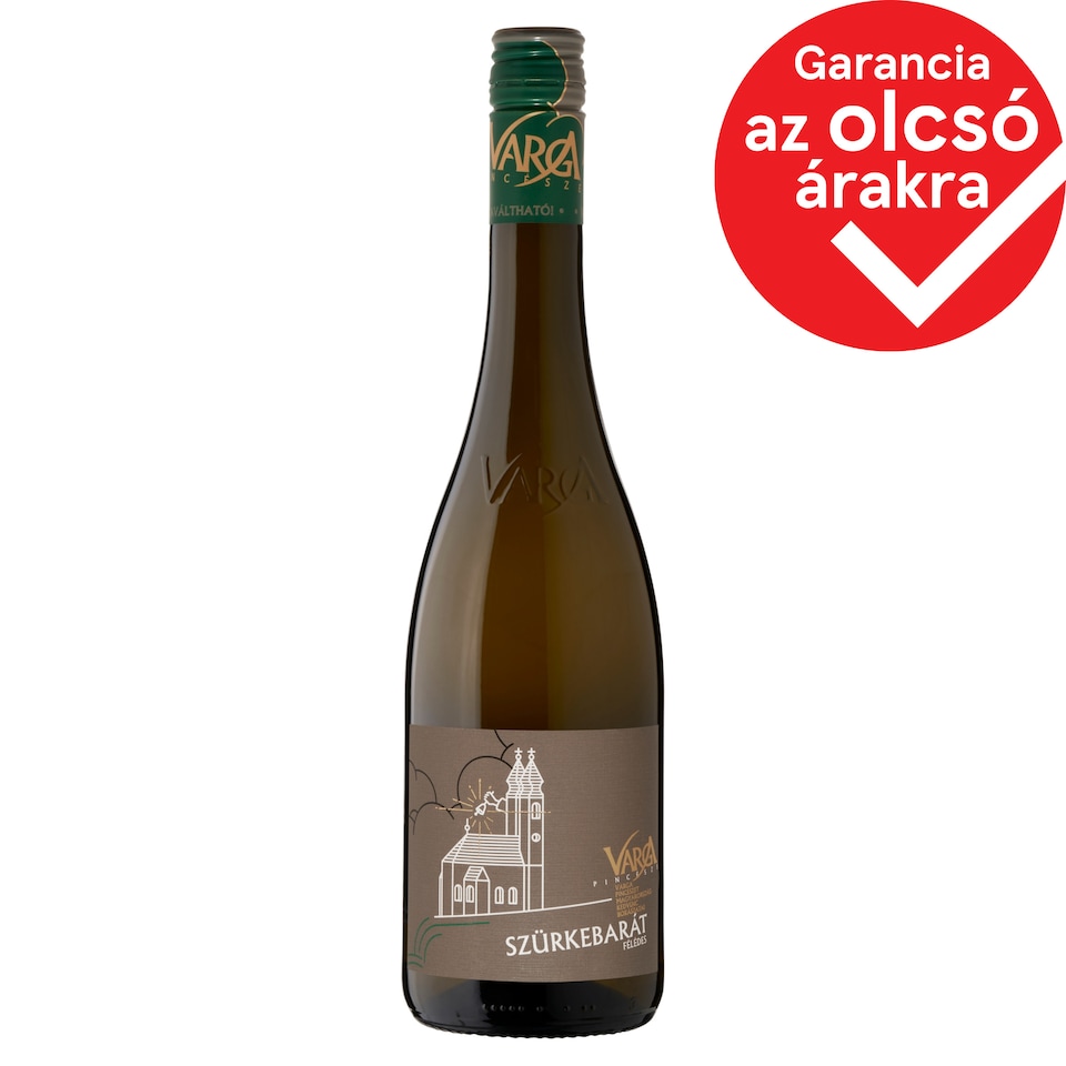 Varga Szürkebarát félédes fehérbor 0,75 l