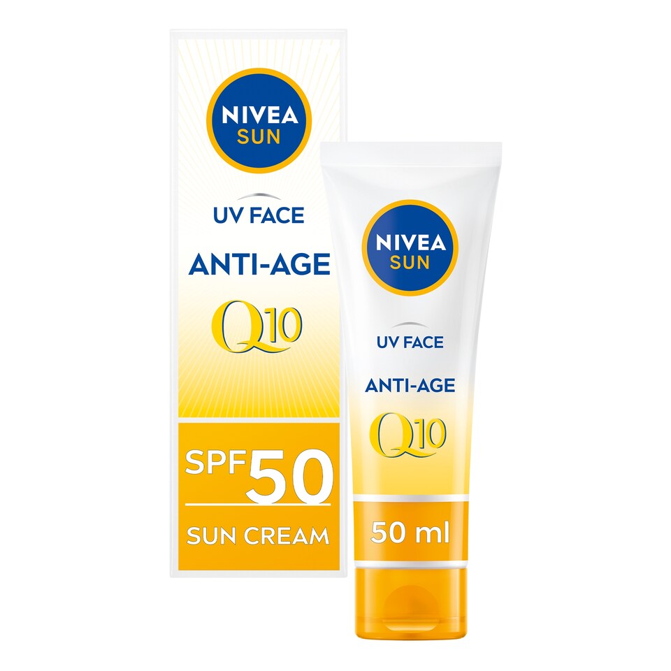 image 1 of Nivea Sun UV Face Q10 Anti-Age Sun Cream SPF50 50Ml
