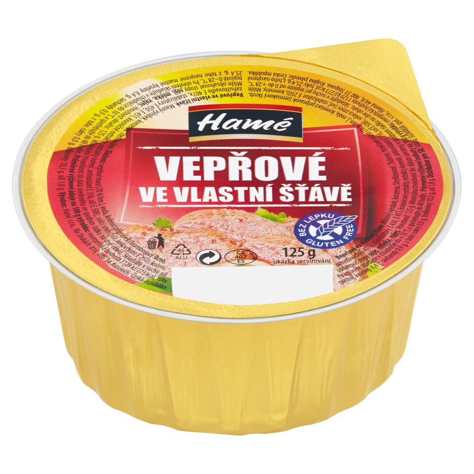 Hamé Vepřové ve vlastní šťávě 125g