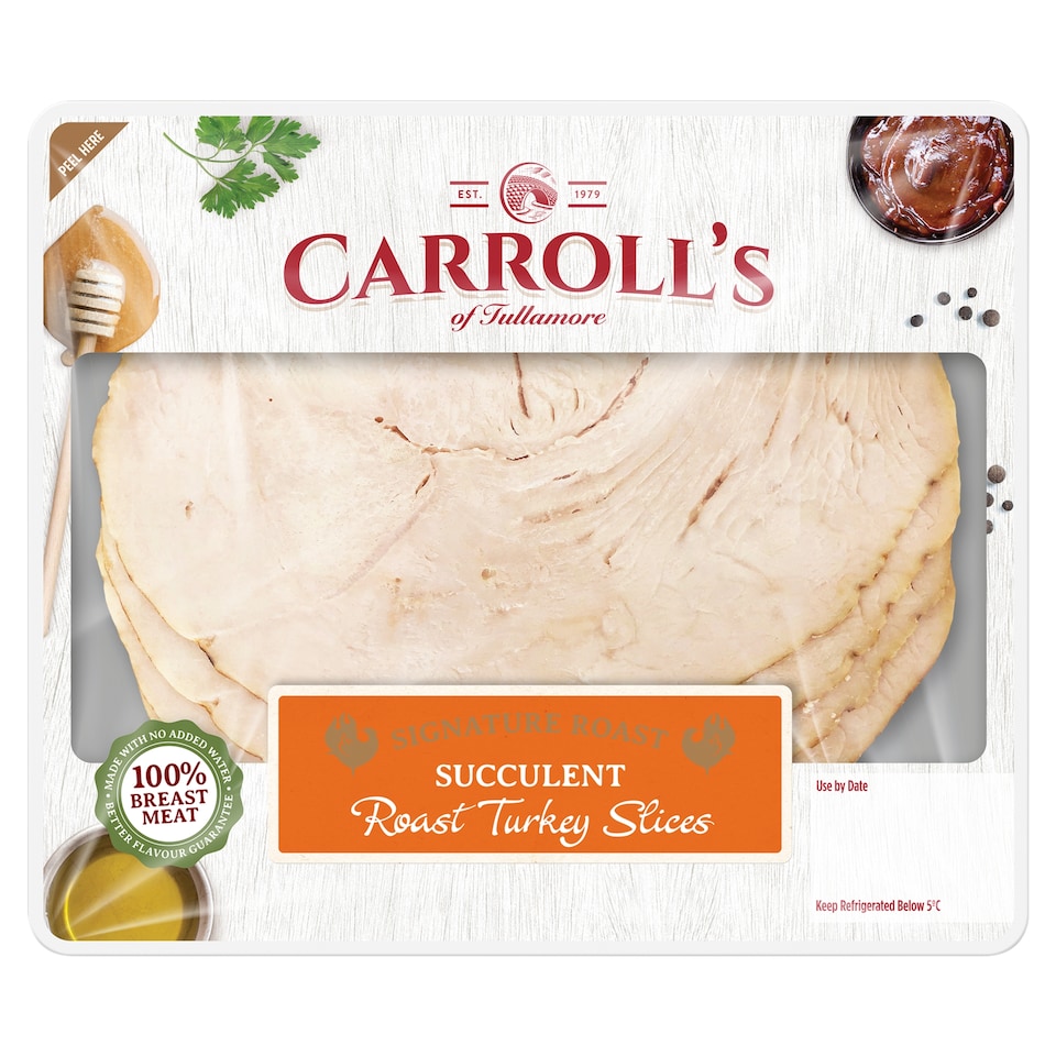 Carroll's Signature Roast Carved Turkey 90G