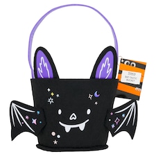 Tesco Halloween Fabric Bat Loot Bucket
