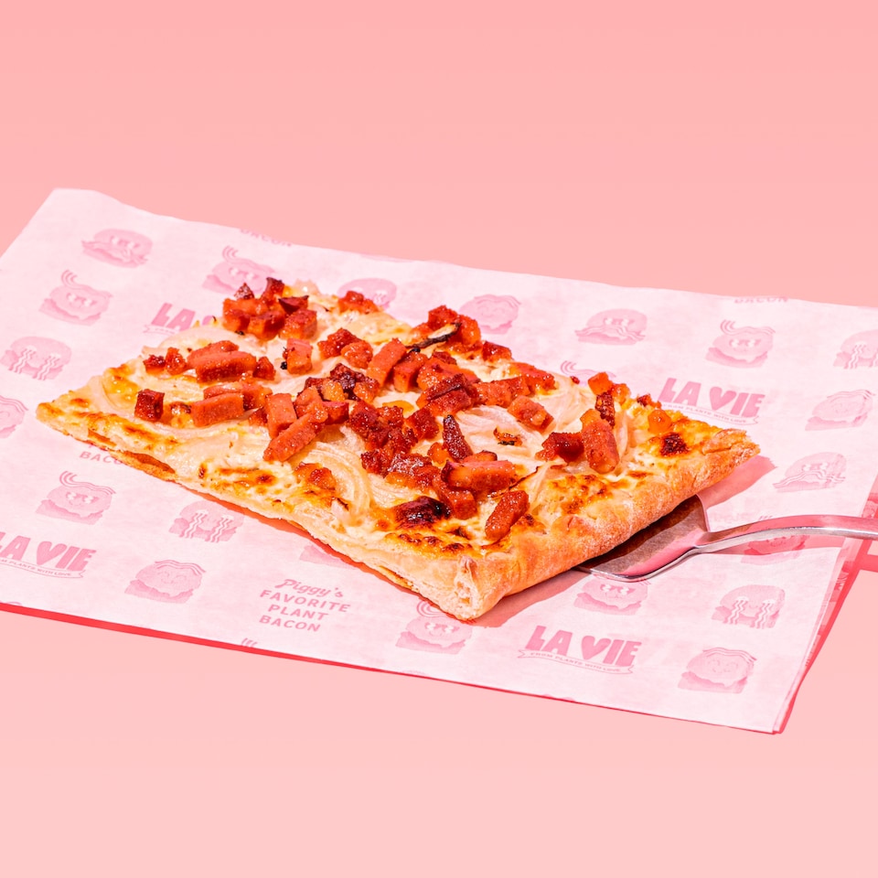 image 1 of La Vie Plant-based Smoked Bacon Lardons 150g