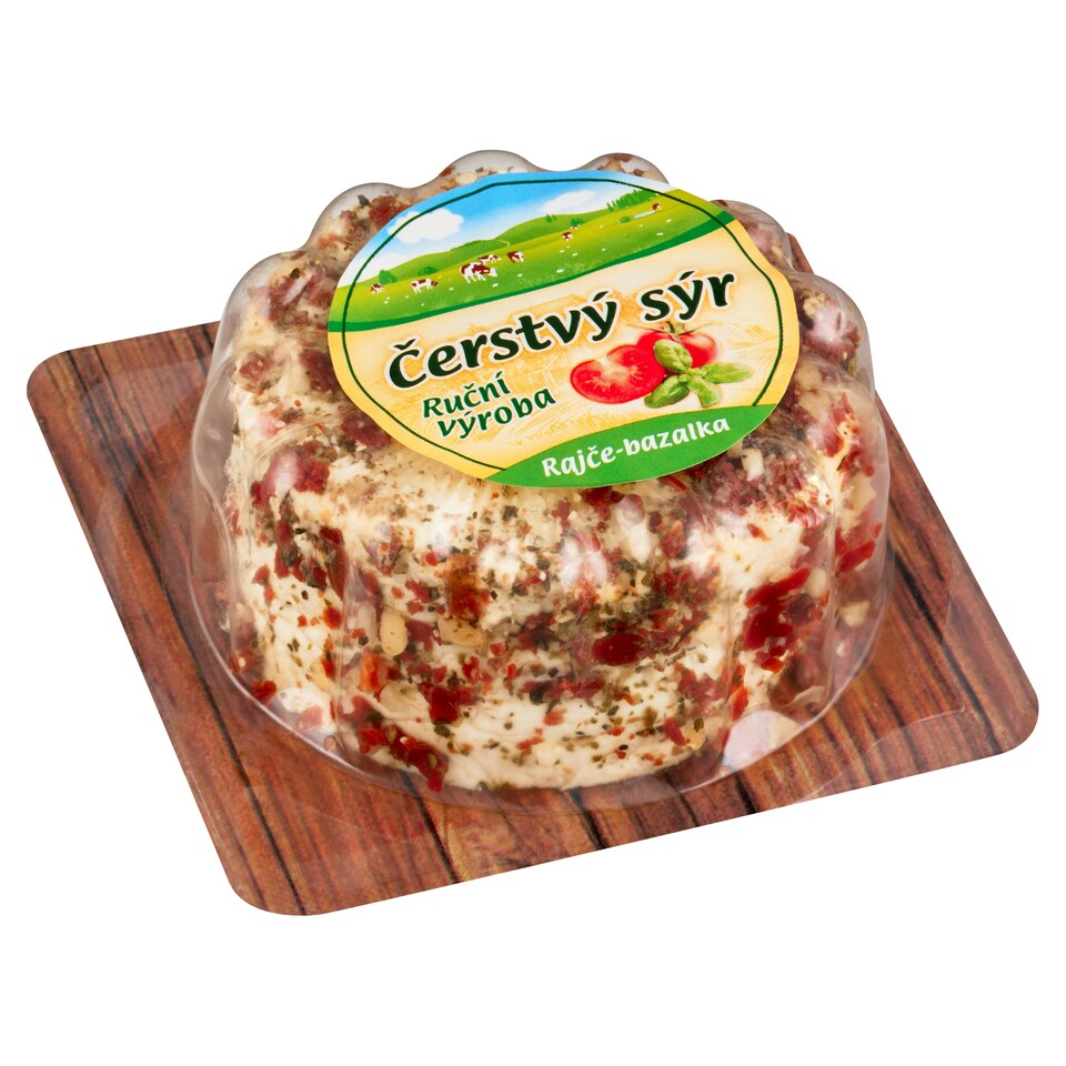 image 1 of Tomato-Basil Fresh Cheese 100g