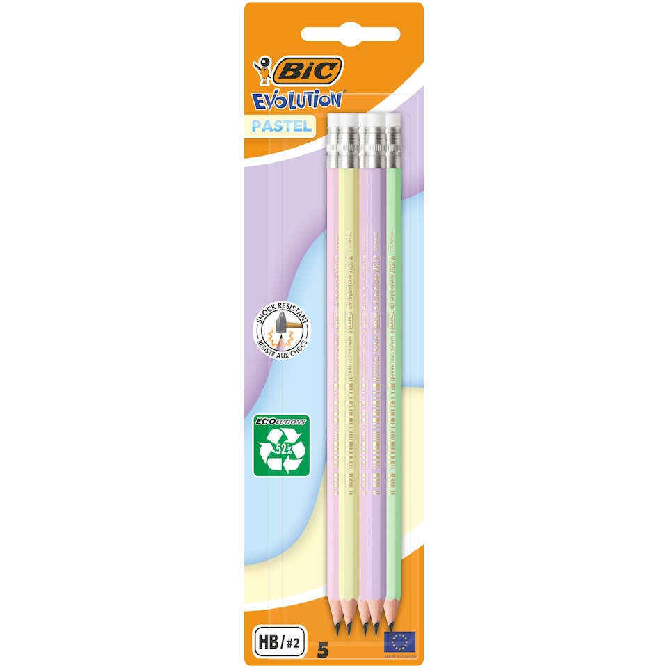 image 1 of BIC Pastel Pencils 5pk